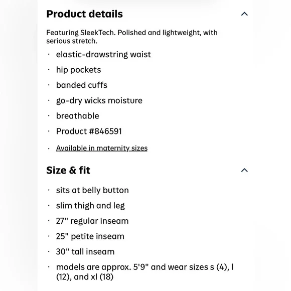 SET OF 3 Old Navy High-Waisted SleekTech Joggers, Size Medium - Picture 7 of 8